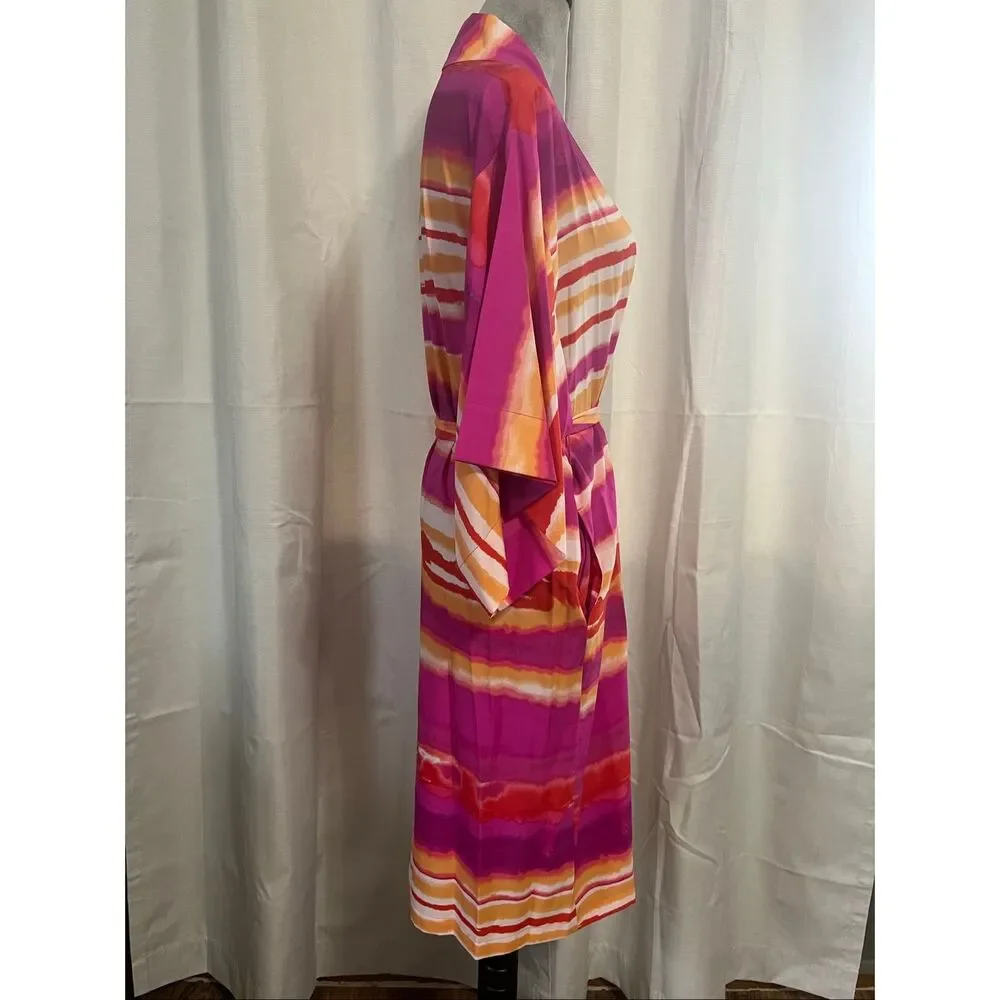 Natori womens Nikko Wrap,Pink Sz Small NWT - Picture 6 of 13